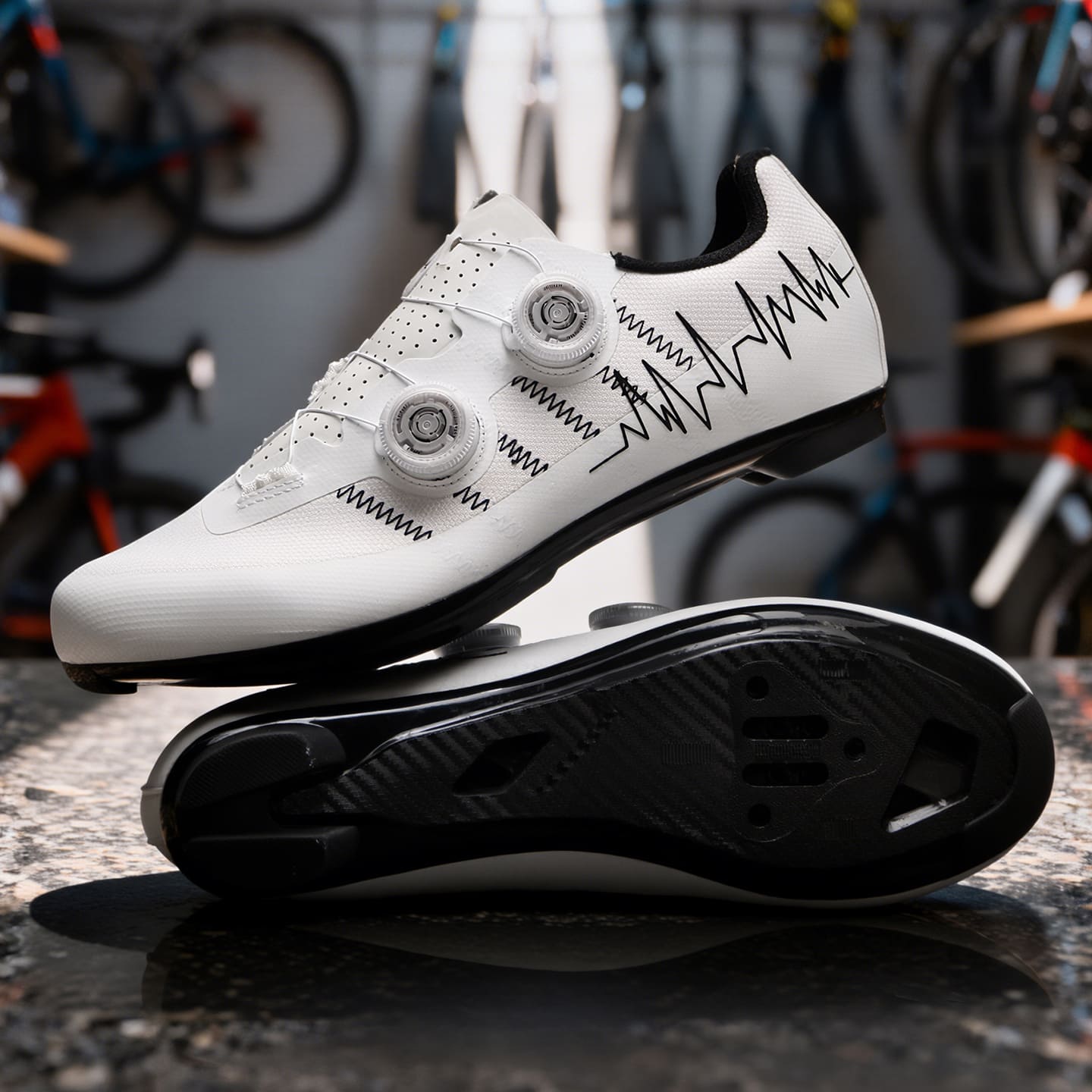 Compatible with  Indoor and Outdoor Road Bike Riding Shoes