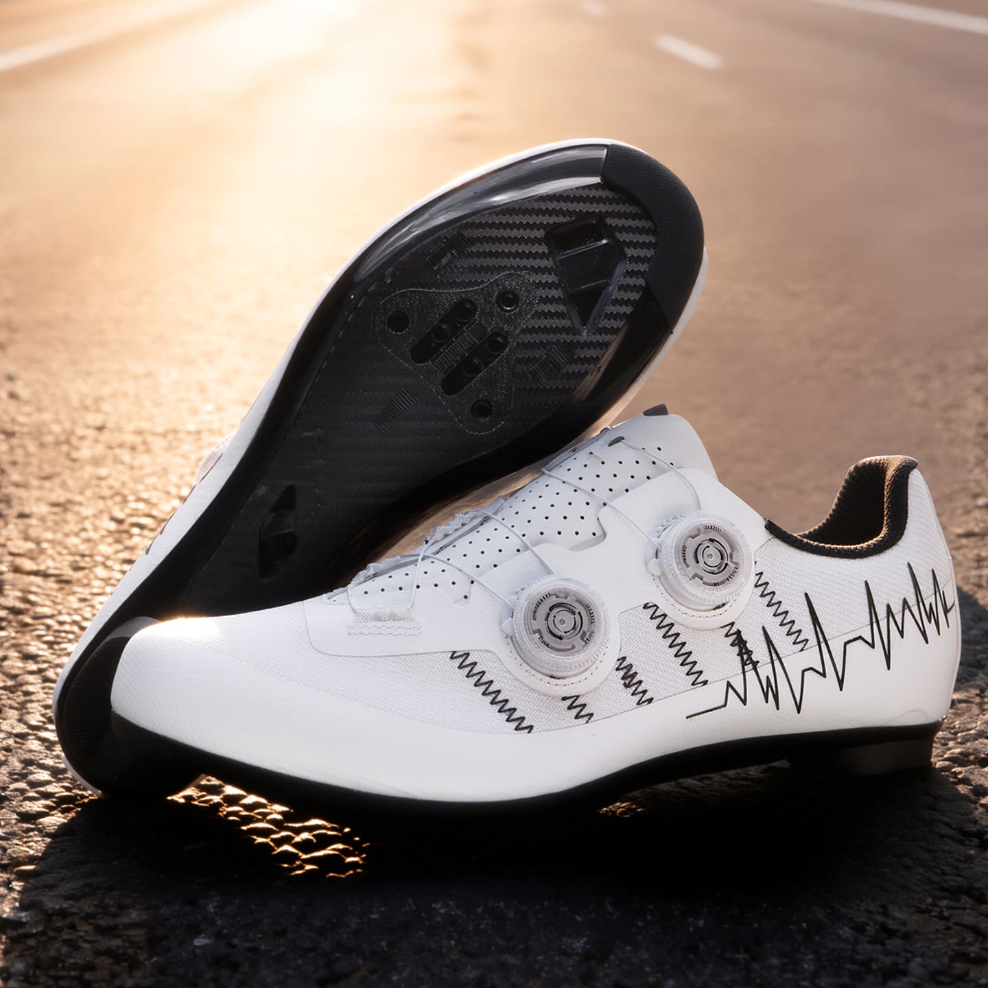 Compatible with  Indoor and Outdoor Road Bike Riding Shoes