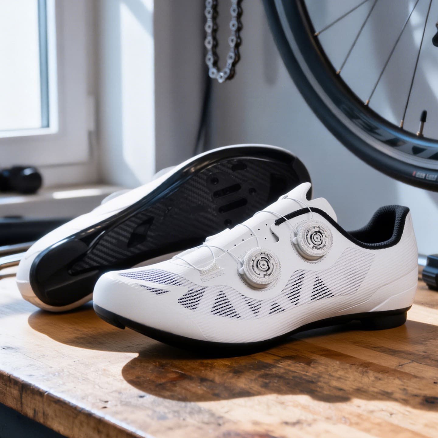 Compatible with  Indoor and Outdoor Road Bike Riding Shoes