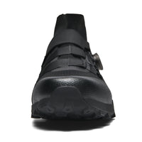 Compatible with Both SPD and Flat Pedals,Mountain Bike Shoes with Single Knob Fastening,for Indoor Outdoor Biking,with SPD Cleats